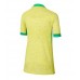 Camisa de time de futebol Brasil Replicas 1º Equipamento Feminina Copa America 2024 Manga Curta